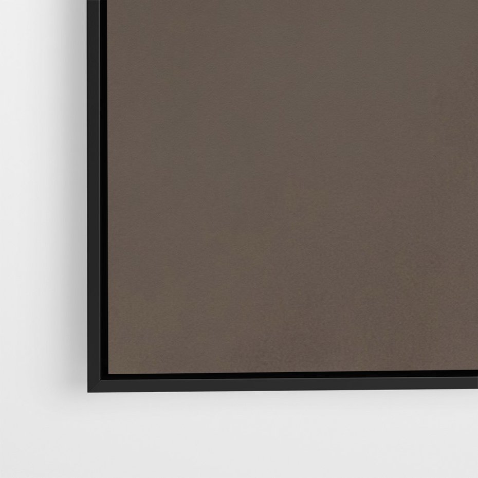 Obraz w ramie 70x100 - Fale w Zieleni - abstrakcyjne kształty, zgaszona zieleń - rama czarna