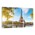 Obraz na płótnie 120x80 - Romantyczny Paryż pod Wieżą Eiffla - Paryż, Wieża