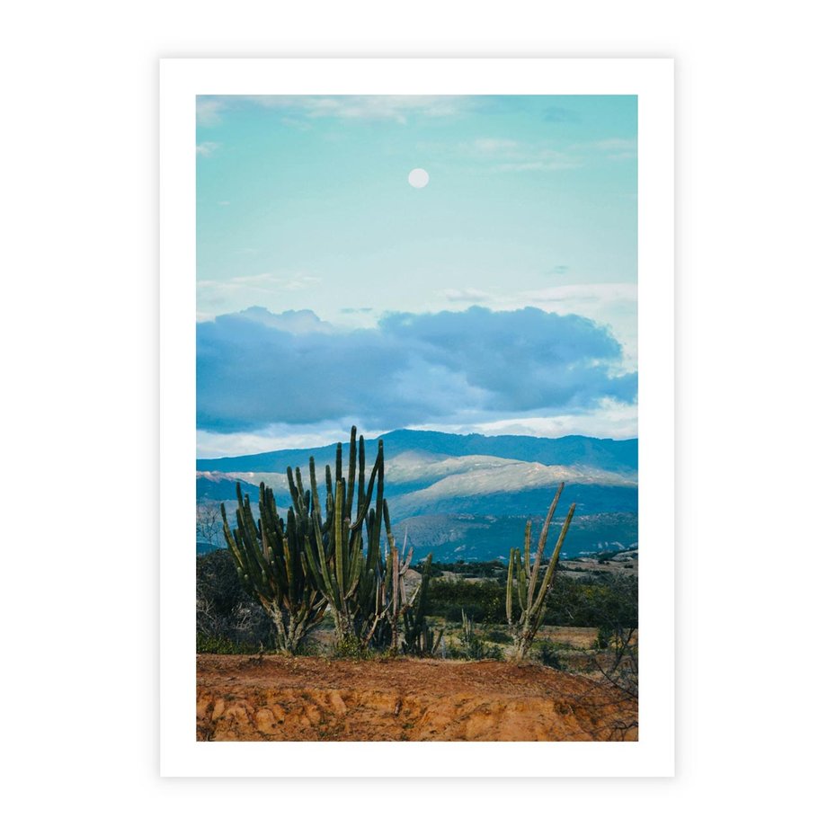 Plakat bez ramy 40x50 - Malowniczy Pejzaż - pustynia, pejzaż