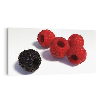 Obraz na płótnie 100x50 - Maliny Jeżyny Owoce - maliny, jeżyny