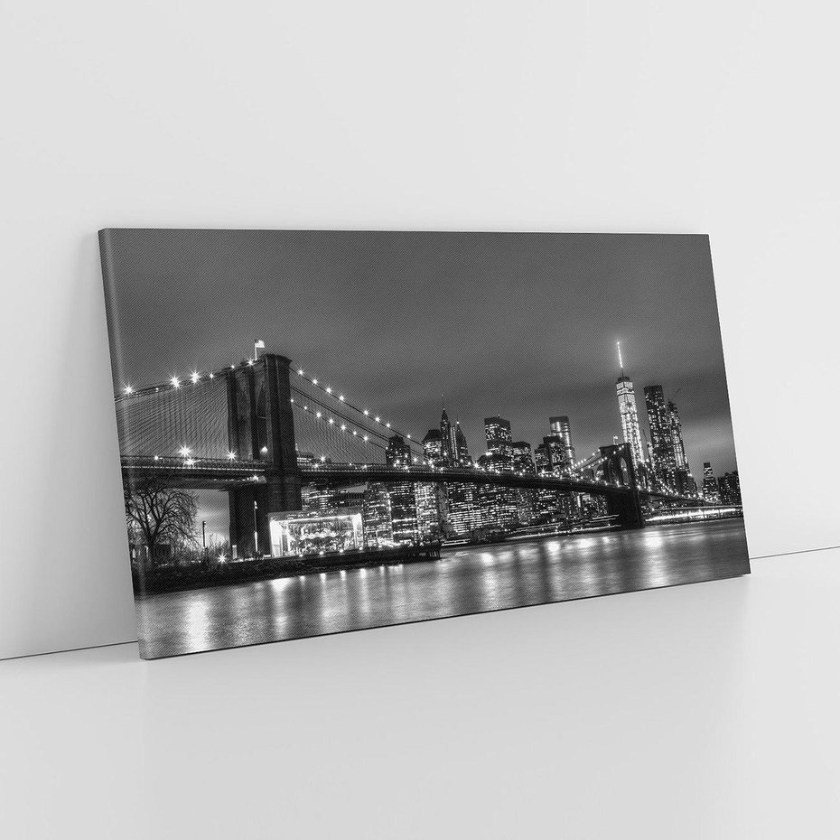 Obraz na płótnie 140x70 - Miasto, które nie Śpi - most, Nowy Jork