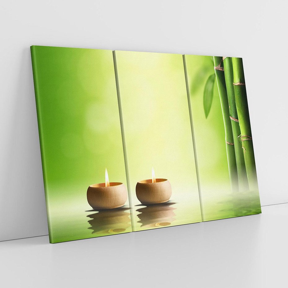 Obraz na płótnie 120x80 - Relaks i Ukojenie - SPA, bambus