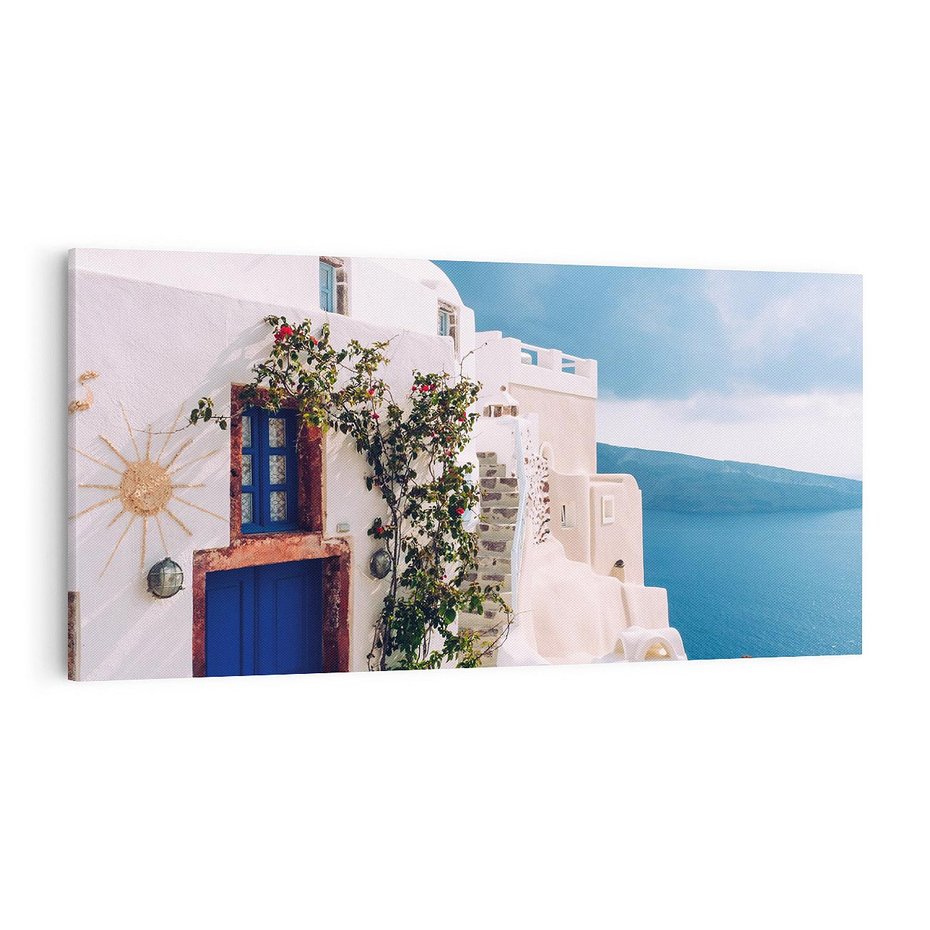 Obraz na płótnie 140x70 - Urok Greckiej Wyspy - Santorini, Grecja
