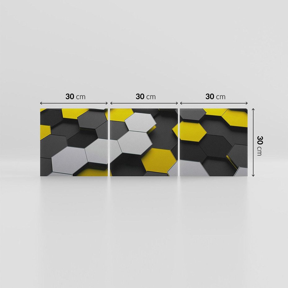 Obraz na płótnie 90x30 - Wymiar abstrakcji - 3D, abstrakcja