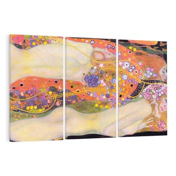 Obraz na płótnie 120x80 - "Water Serpents II" (1907) Gustav Klimt - Reprodukcja - reprodukcja, obraz na płótnie