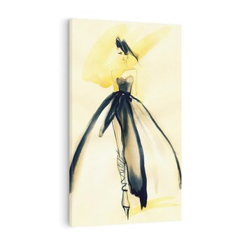 Obraz na płótnie 50x70 - Ekspresja Wyrazu - abstrakcja, kobieta