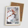 Plakat w ramie 50x70 - Baletowa Sztuka - balet, sztuka - rama drewno