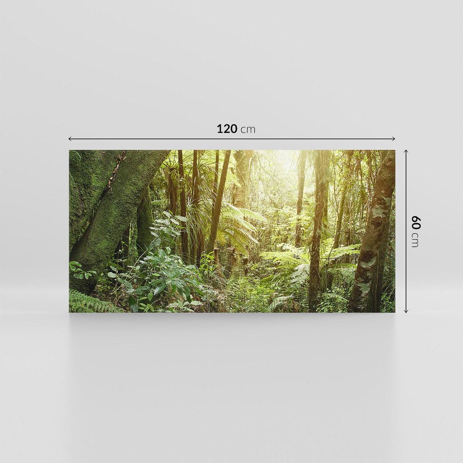 Obraz na płótnie 120x60 - Uroczysty Las Drzew - las, drzewa