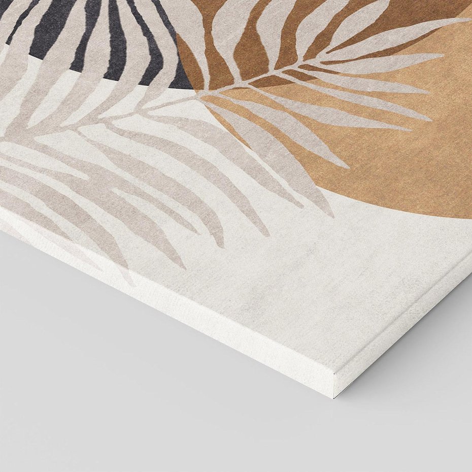 Obraz na płótnie 120x80 - Kompozycje ukrytych myśli - symetria, dwa koła po środku