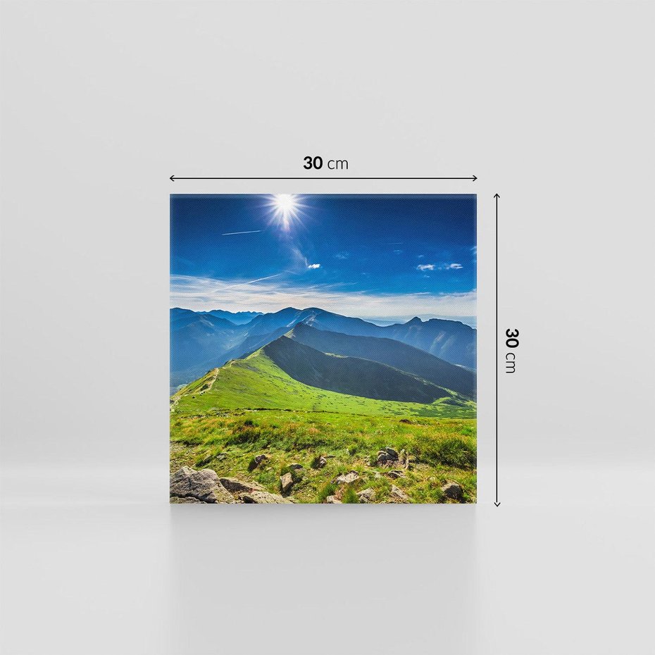 Obraz na płótnie 30x30 - Górska majestatyczność - tatry, góry