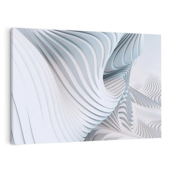 Obraz na płótnie 120x80 - Abstrakcyjne Przestrzenie - geometria, 3D