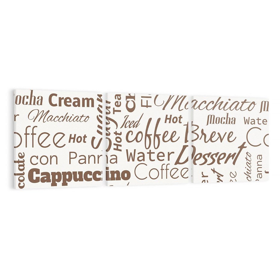 Obraz na płótnie 120x40 - Kawa w Stylu Coffee - kawa, coffee