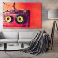 Obraz na płótnie 70x50 - Kaseta - Muzyka Retro - kaseta, muzyka