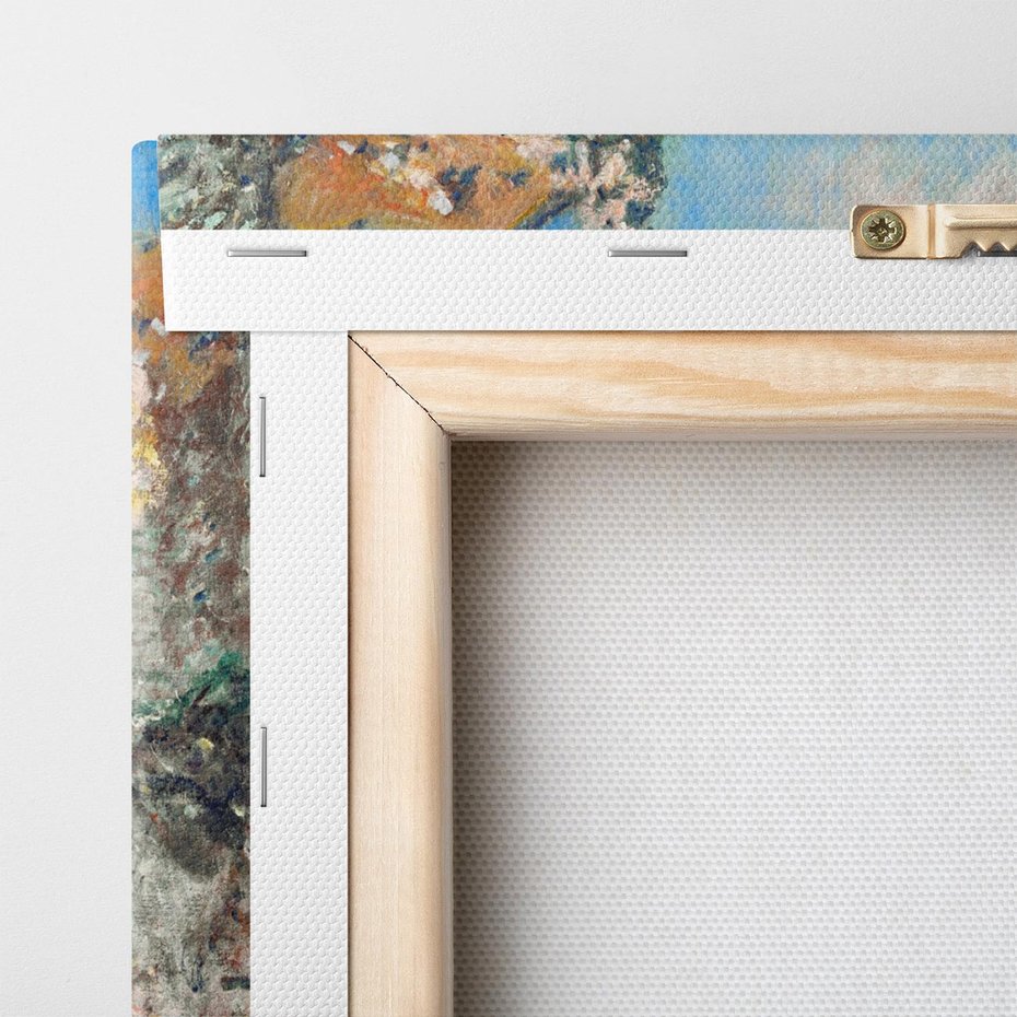 Obraz na płótnie 40x40 - Klify Étretat (1885), Claude Monet - Reprodukcja - reprodukcja, obraz na płótnie