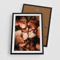Plakat w ramie 50x70 - Jesienna Paleta - liście, jesień - rama czarna