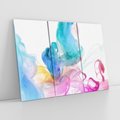Obraz na płótnie 120x80 - Abstrakcyjne Pastelowe Piękno - abstrakcja, pastelowe