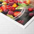Plakat bez ramy 40x50 - Smakowite Porywy - owoce, jedzenie