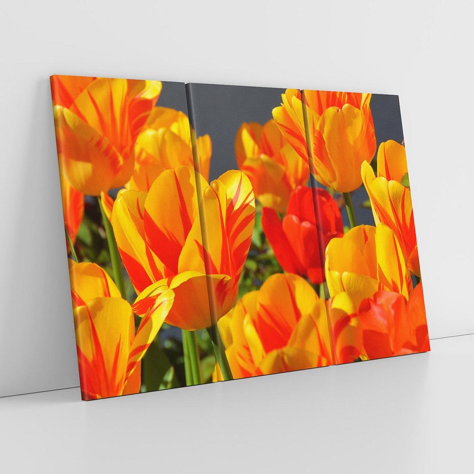 Obraz na płótnie 120x80 - Kwiatowa Harmonia - kwiaty, kwiat