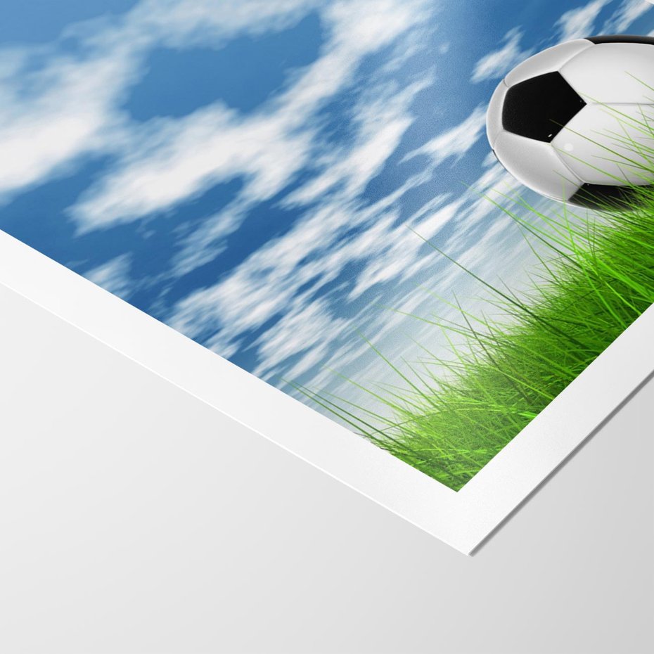 Plakat bez ramy 21x30 - Piłkarska Pasja - piłka, nożna