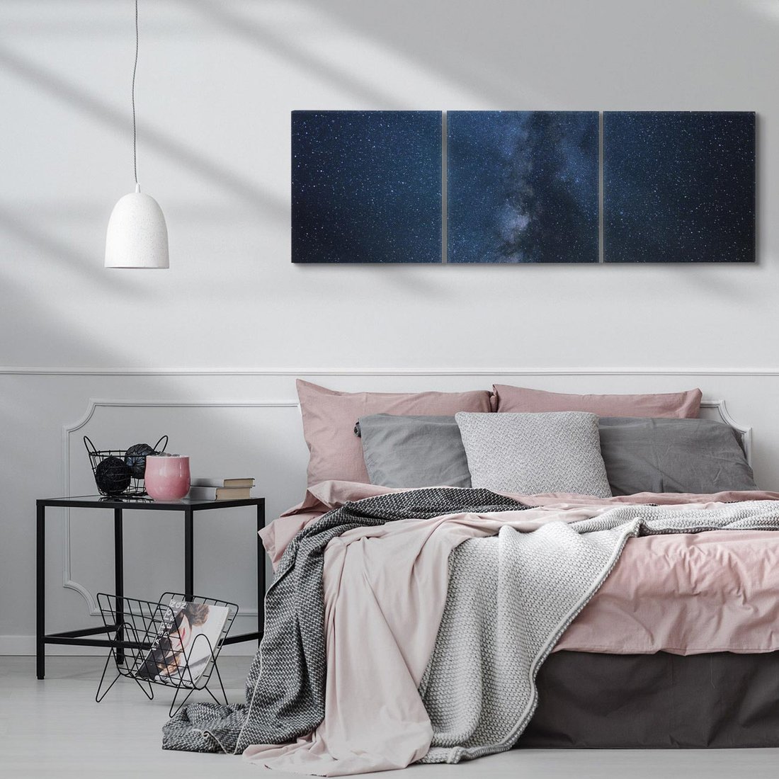 Obraz na płótnie 120x40 - Gwiazdy: magia nocnego nieba - gwiazdy, niebo