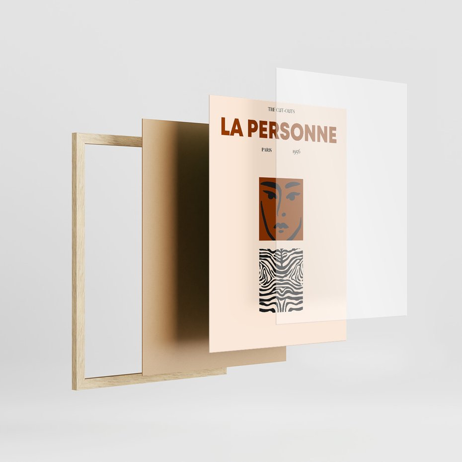 Zestaw obrazy w ramie 40x50 galeria - Plakaty, sztuka, art - rama drewno