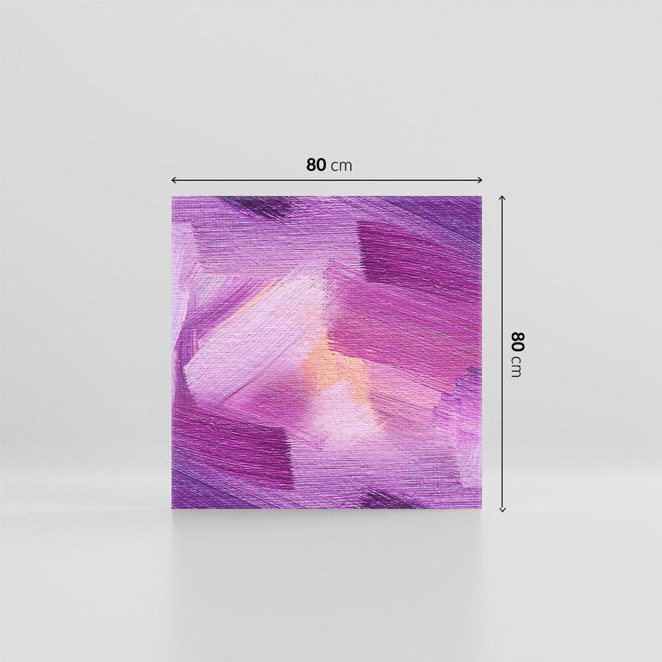 Obraz na płótnie 80x80 - Abstrakcyjna gra kolorów - abstrakcja, akwarela