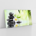 Obraz na płótnie 100x50 - SPA: Relaksująca woda i kamienie - SPA, woda