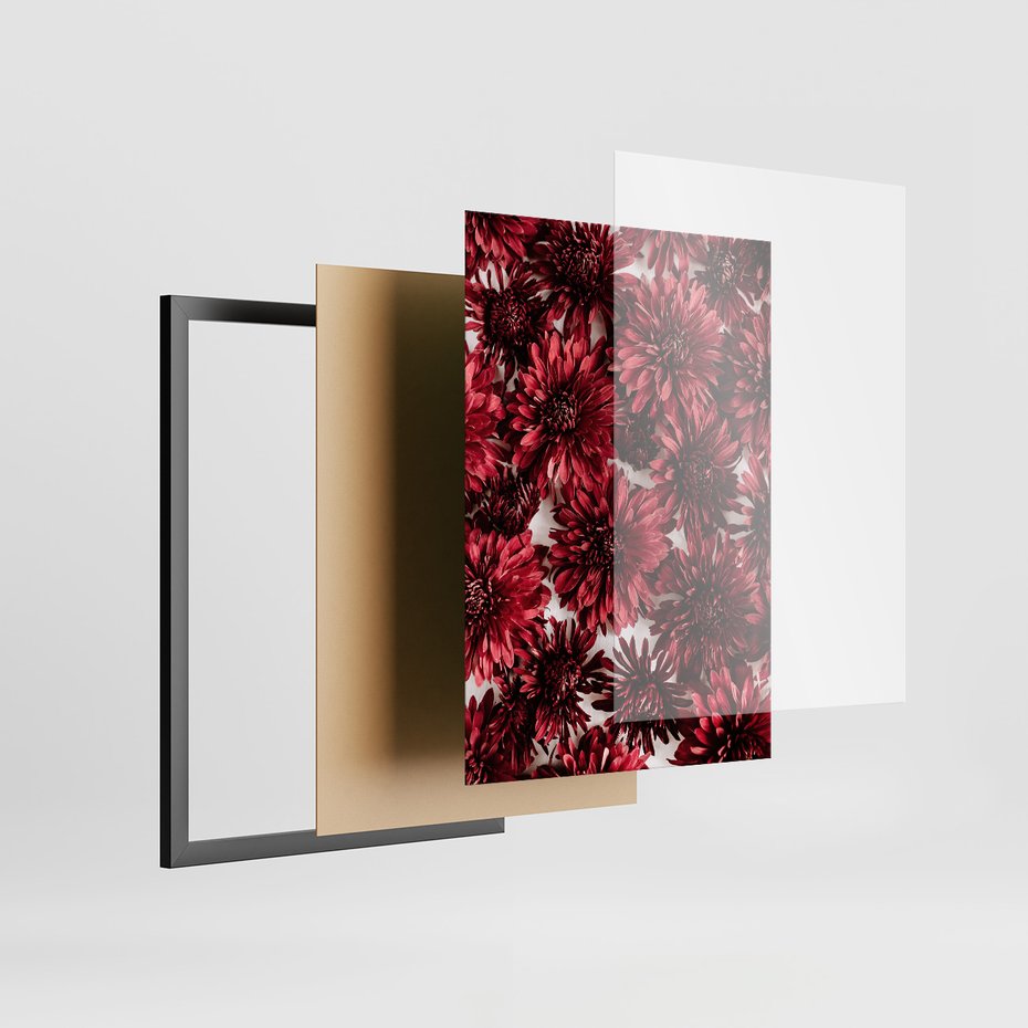 Zestaw obrazy w ramie 40x50 galeria - Twój, dzień, cytat, motywacja - rama czarna