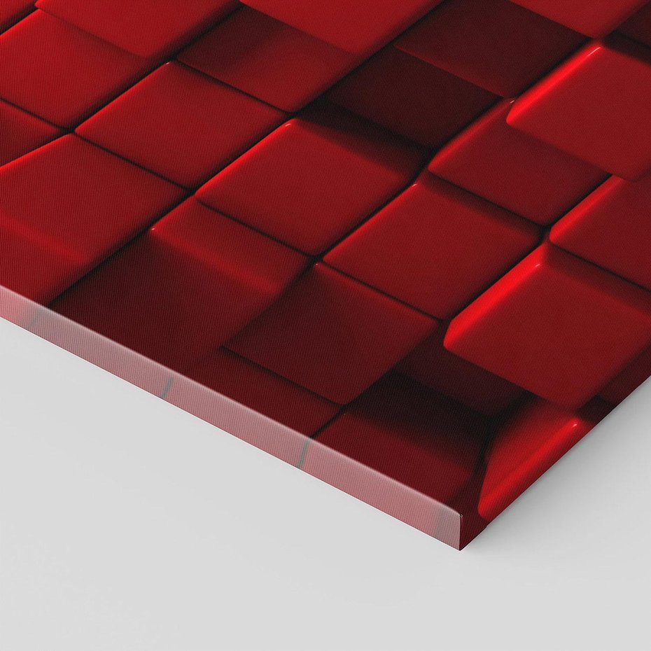 Obraz na płótnie 90x30 - Geometryczne 3D: wizja przestrzeni - geometryczne, 3D