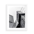 Plakat w ramie 40x50 - Fotografia Wieżowców - architektura, budynki - rama biała