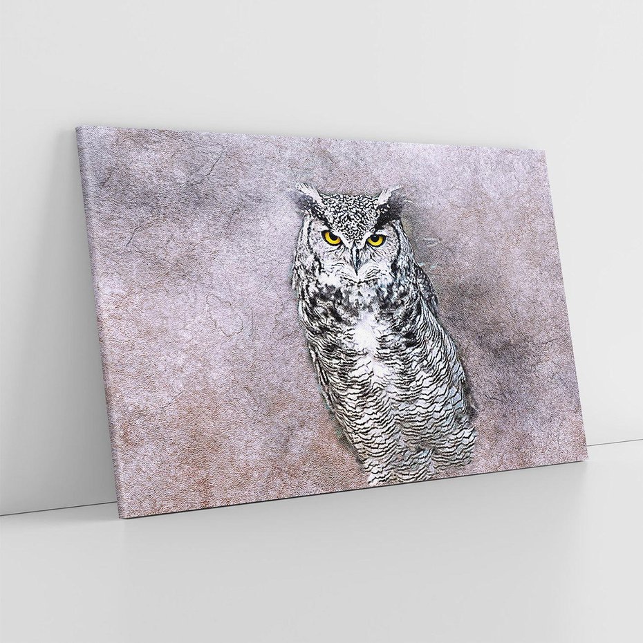 Obraz na płótnie 120x80 - Sztuka abstrakcyjna: Pies - sowa, sztuka