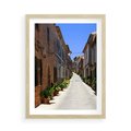 Plakat w ramie 50x70 - Urok uliczki: perspektywa miasta - uliczka, perspektywa - rama drewno