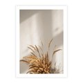 Plakat bez ramy 21x30 - mpresyjne układy traw - boho, trawy