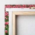 Obraz na płótnie 60x60 - Tulipanowe Elegancja - tulipany, kwiat