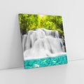 Obraz na płótnie 30x30 - Magiczne wodospady Tajlandii - Tajlandia, wodospad