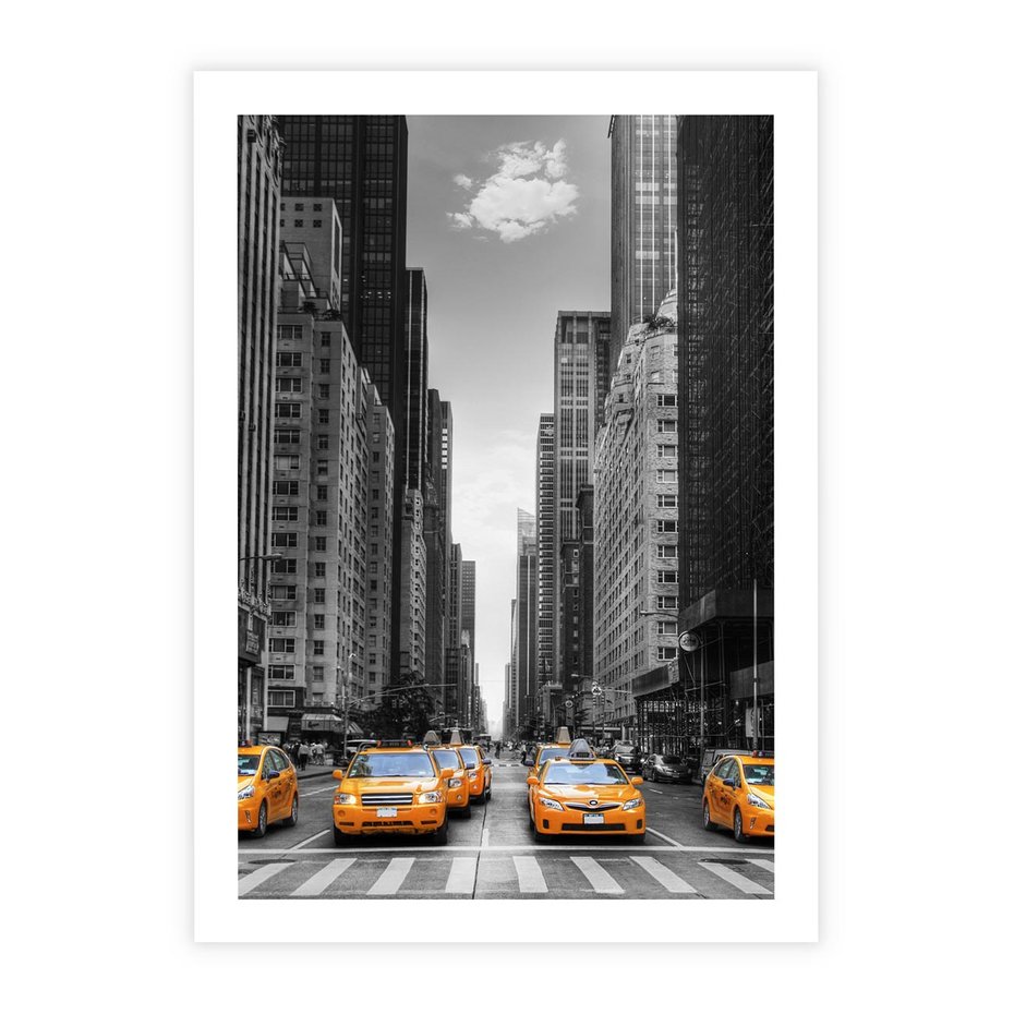 Plakat bez ramy 30x40 - Wibracje Nowego Jorku - miasto, Nowy Jork