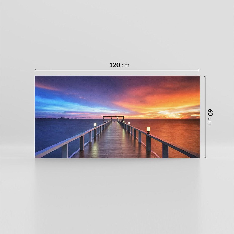 Obraz na płótnie 120x60 - Bangkok nad Wodą: Urok Tajlandii - Bangkok, morze