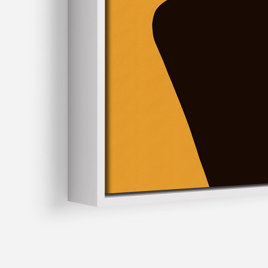 Obraz w ramie 70x100 - Transformacja Form - sztuka nowoczesna, plakat - rama biała