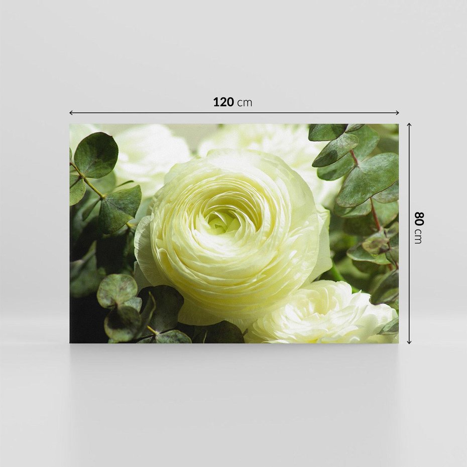 Obraz na płótnie 120x80 - Kwiatowa Harmonia - kwiat, kwiaty