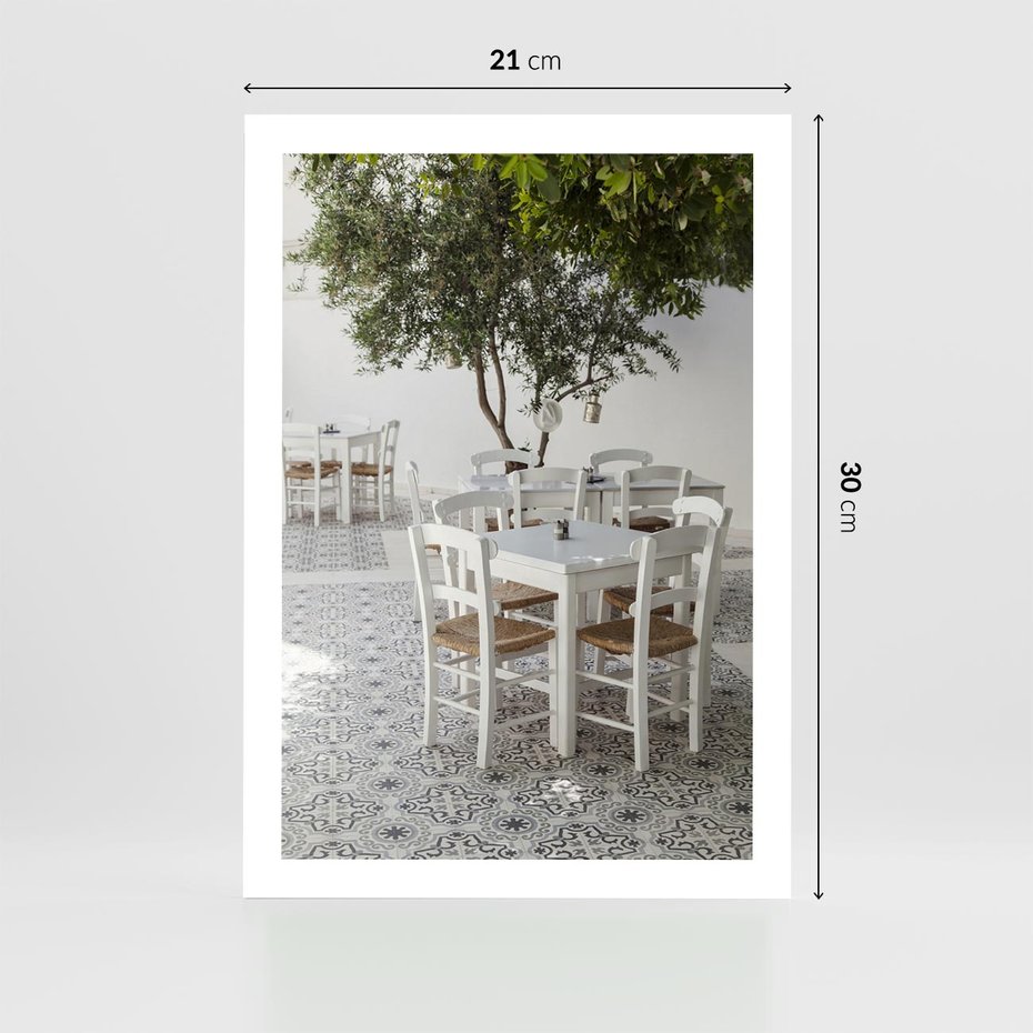 Plakat bez ramy 21x30 - Włoska restauracja pełna smaków - włoska, restauracja