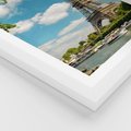 Plakat w ramie 40x50 - Paryż Eiffla - Paryż, Eiffla - rama biała