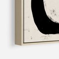 Obraz w ramie 70x100 - Wnętrza Kształtów - abstrakcja, minimalizm - rama drewno