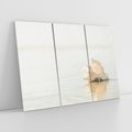 Obraz na płótnie 120x80 - Spokój Plaży - fotografia, biała muszla na plaży