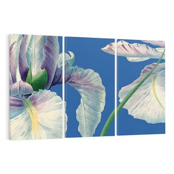 Obraz na płótnie 120x80 - Rapsodia malarskich gestów - wielkie kwiaty, zbliżenie