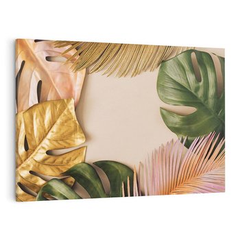 Obraz na płótnie 100x70 - Monstera Liście Kwiat - monstera, liście