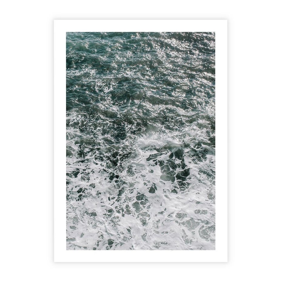 Plakat bez ramy 30x40 - Sztormowa Przygoda - morze, ocean