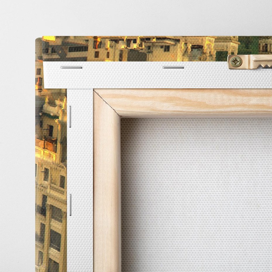 Obraz na płótnie 80x120 - Miasto Metropolii - miasto, metropolia