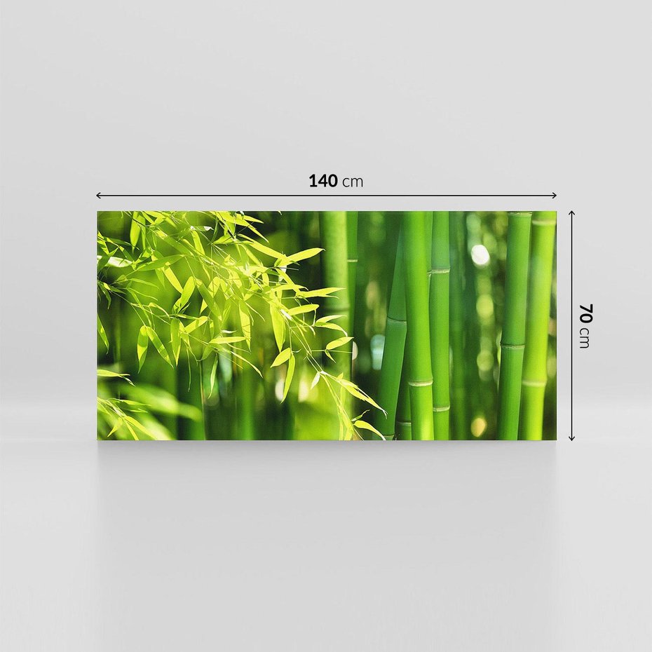 Obraz na płótnie 140x70 - Spokój bambusowego lasu SPA - bambus, drzewa