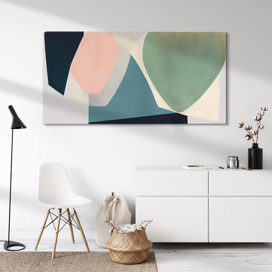 Obraz na płótnie 120x60 - Szare Tło Plam - abstrakcyjne plamy, kształty