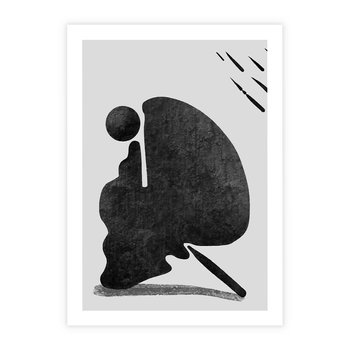 Plakat bez ramy 21x30 - Abstrakcyjna Japońska Sztuka - abstrakcja, sztuka japońska